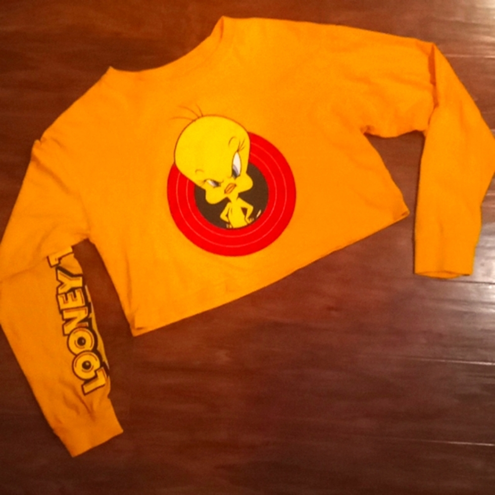 Warner Bros. Looney Tunes Tweety Bird crop top sm.